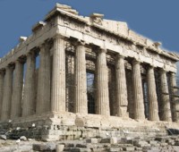 ¿Qué era y descripción principal del Partenón de Atenas?