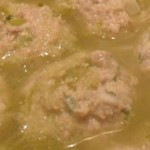 Receta para la preparaci�n de alb�ndigas en salsa verde