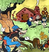 ¿De qué se trata el cuento de los tres cochinitos?