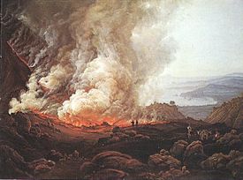 La destrucci�n de Pompeya y Herculano a causa del volc�n Vesubio